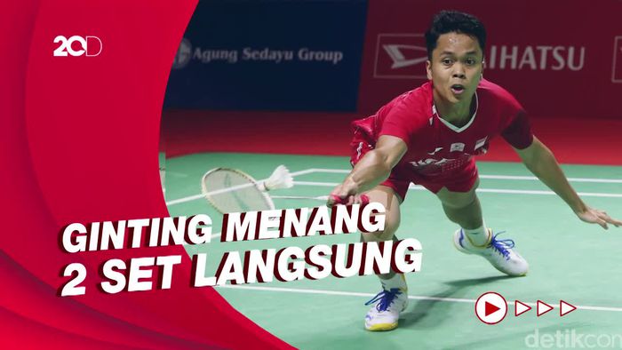 Duel Senegara, Ginting Menang atas Tommy di 32 Besar Indonesia Open