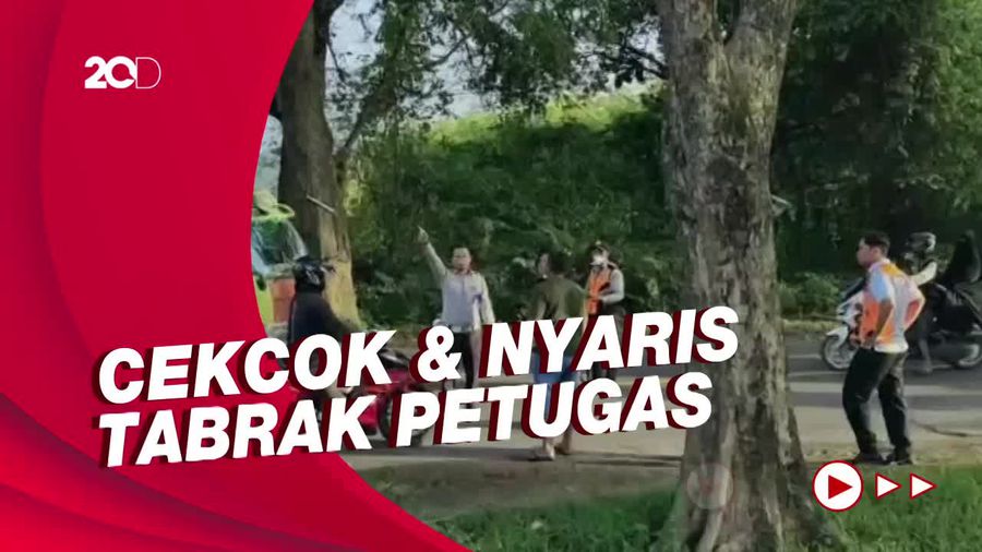 Ogah Masuk Jembatan Timbang, Sopir Truk Ini Emosi dan Nyaris Tabrak Petugas