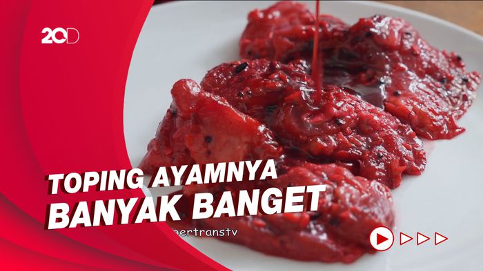 Bikin Laper: Unik Banget! Ada Bakmi Ayam Merah di Kawasan Sunter