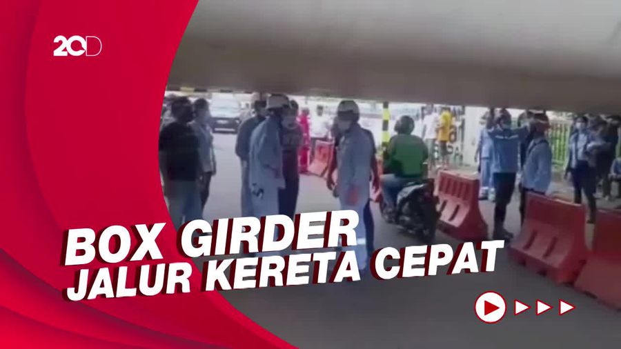 Video Tol Becakayu Amblas Hoax, Faktanya Box Girder Kereta Cepat