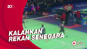 Susah Payah Kevin/Marcus Melaju ke Babak 16 Besar Indonesia Open