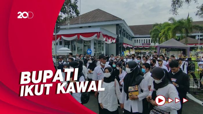 Bakal Dihapus, Honorer Ciamis Gelar Aksi Damai ke Pemda Minta Dukungan
