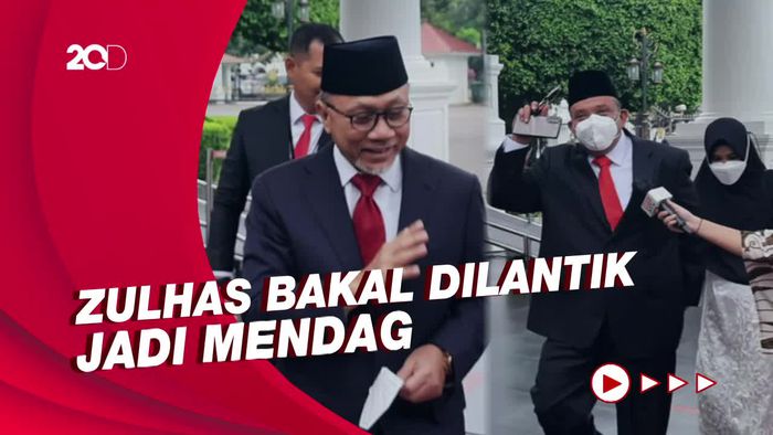 Jelang Pelantikan, Zulhas-Afriansyah Noor Tiba di Istana 
