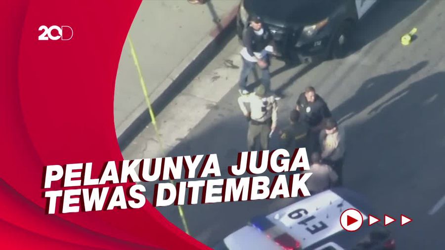 2 Polisi Los Angeles Tewas Ditembak