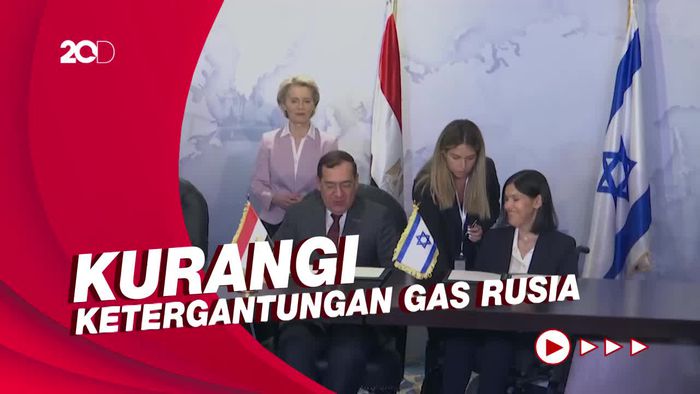 Uni Eropa Teken Kerjasama Suplai Gas dengan Israel dan Mesir