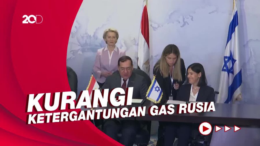 Uni Eropa Teken Kerjasama Suplai Gas dengan Israel dan Mesir