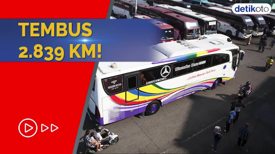 Rute Bus AKAP Terjauh di Indonesia, Setara dari Ujung ke Ujung Eropa