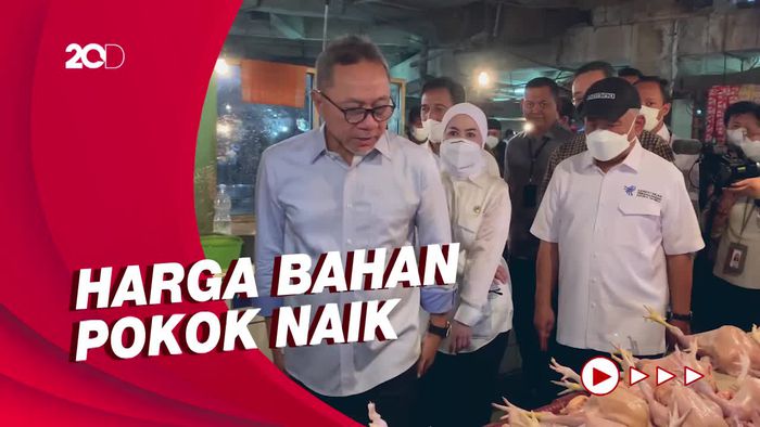 Mendag Zulhas Sidak Pasar: Saya Shock Pedagang-Pembeli Ngeluh!