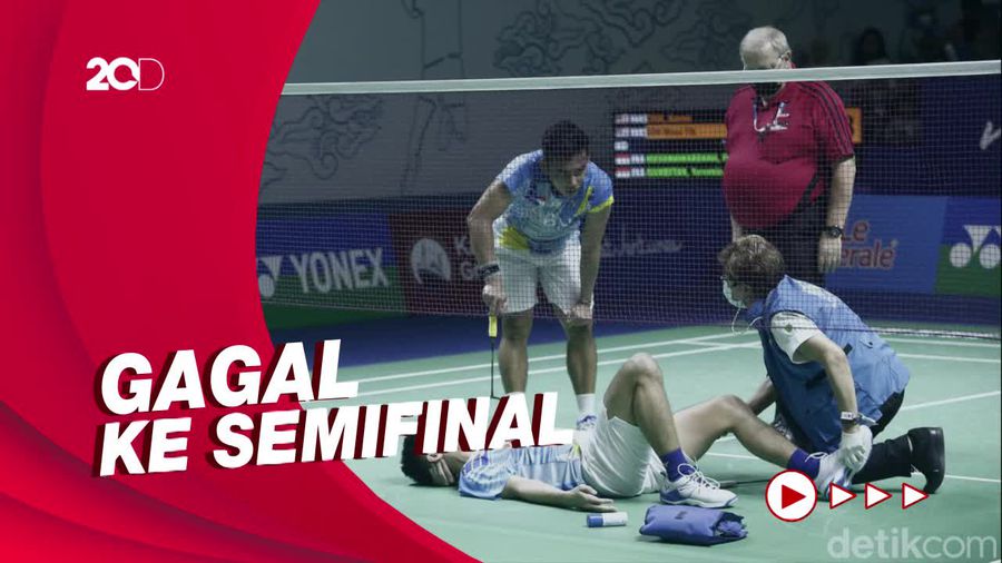 Detik-detik Yeremia Terjatuh, Main Pincang, Lalu Kalah Detik-detik Yeremia Terjatuh, Main Pincang, Lalu Kalah