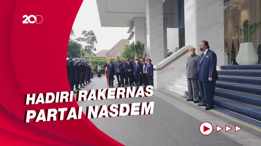Temui Surya Paloh, Eks PM Malaysia Mahathir Mohamad Tiba di DPP NasDem