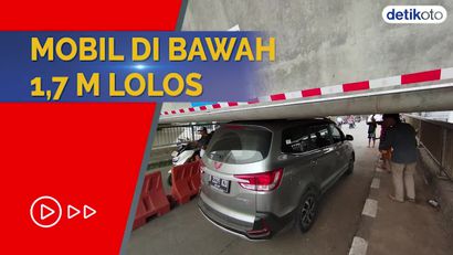 Viral! Jembatan Antilope Tertutup Girder Kereta Cepat, Tak Semua Mobil Bisa Lewat