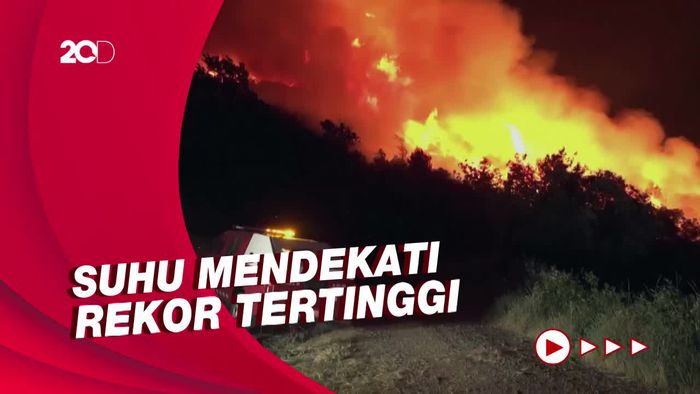 Gelombang Panas di Spanyol Picu Kebakaran Hutan