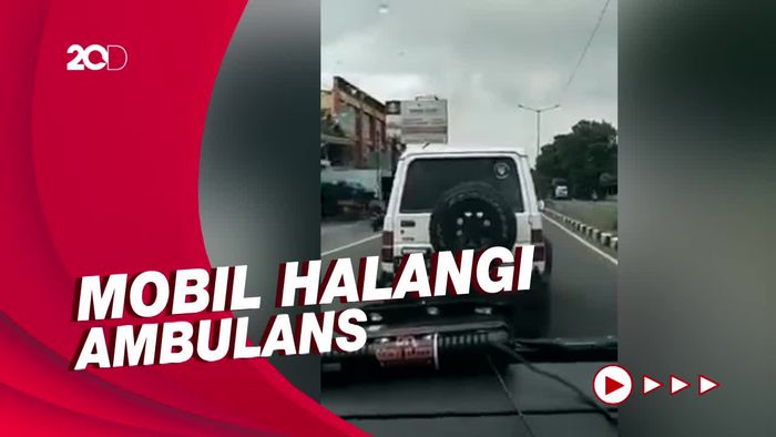 Viral Mobil Jip Halangi Ambulans di Klaten, Polisi Turun Tangan