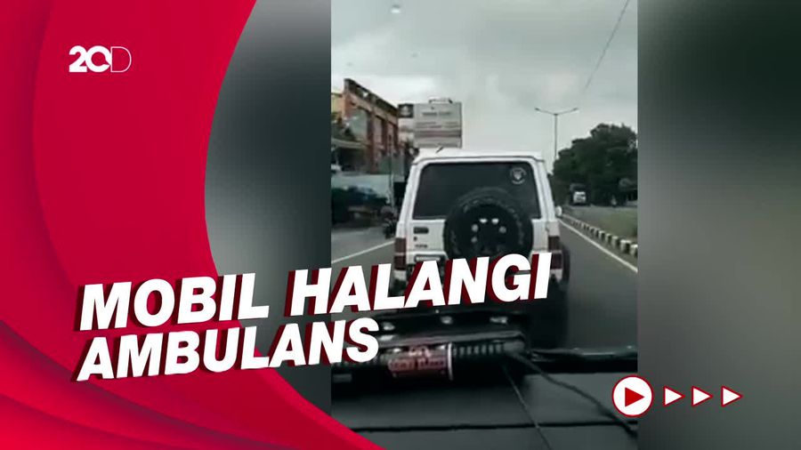 Viral Mobil Jip Halangi Ambulans di Klaten, Polisi Turun Tangan