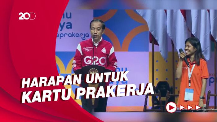 Reaksi Jokowi Kala Alumni Prakerja Sebut Meski Tak Jadi Presiden Lagi