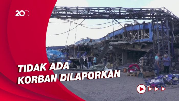 Pabrik Makanan di Kharkiv Hancur Dihantam Rudal