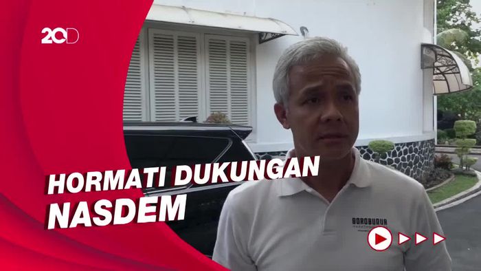 Ganjar Respons NasDem: Bu Mega Orang Tua Saya, Saya Hormat