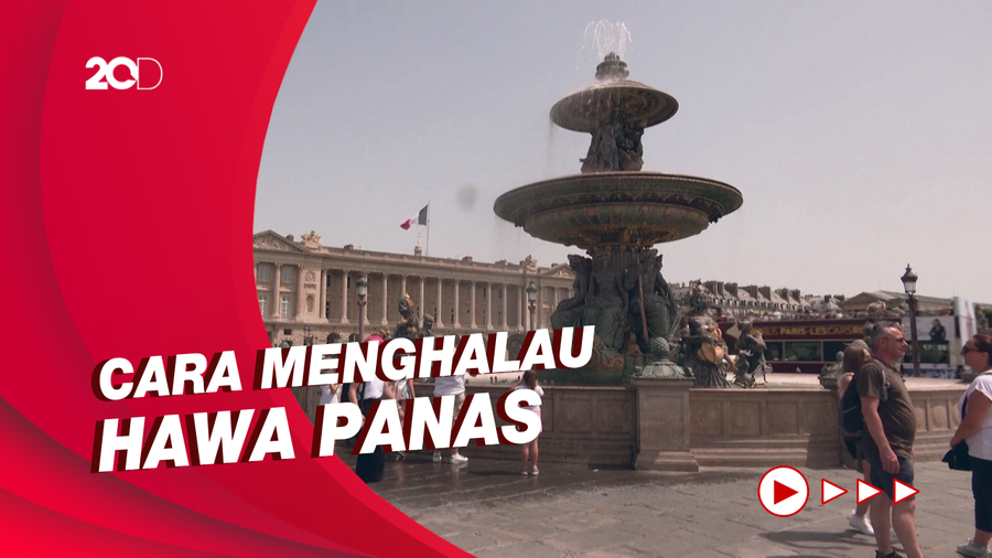 Dilanda Gelombang Panas, Warga Paris Borong Kipas Angin