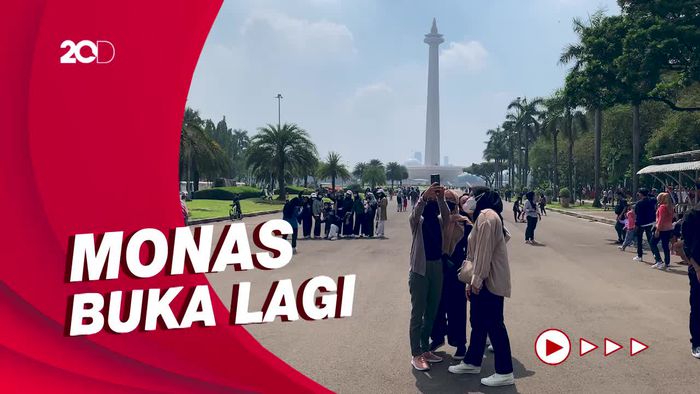 Monas Ramai Lagi, Warga Berharap Bisa Masuk Tugu dan Museum