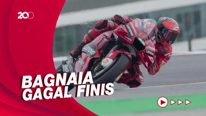 Nestapa Bagnaia, Jatuh Saat Kejar Quartararo