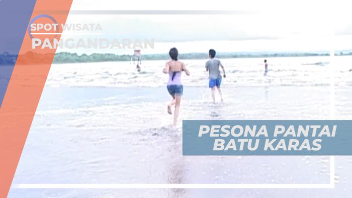Pesona Panorama Alam Pantai Batukaras, Pangandaran