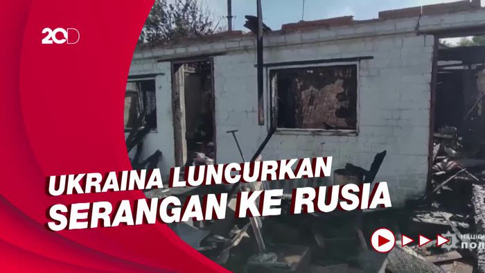 Serangan Rusia Mengenai Daerah Permukiman di Ukraina