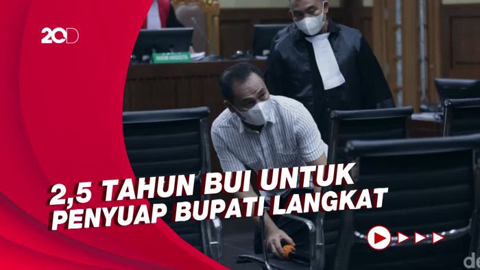 Tok! Muara Perangin Angin Divonis 2,5 Tahun Penjara