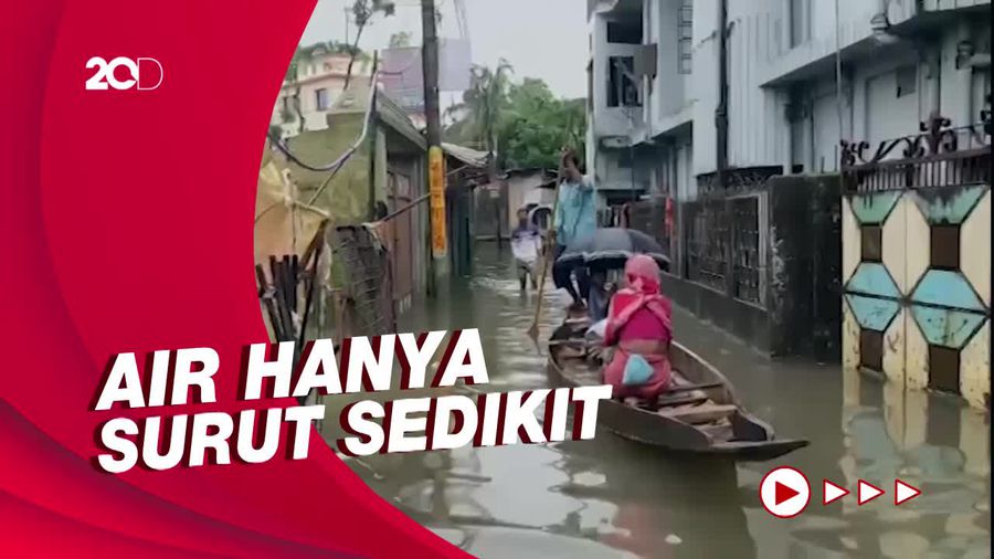 Jutaan Orang Masih Terjebak Banjir di Bangladesh