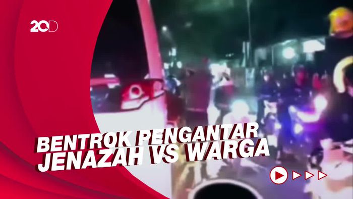 Tawuran Pengantar Jenazah dengan Warga di Makassar