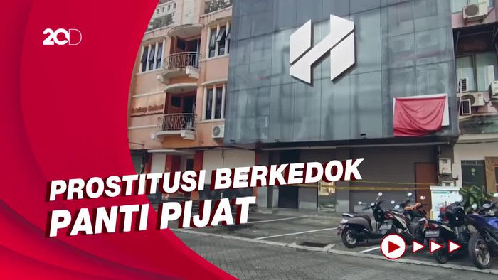 Penampakan Lokasi Spa Pesta Bungkus Night yang Kini Disegel Polisi