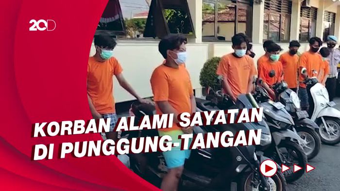 Bacok 4 Orang di Sleman, 10 Remaja Pelajar Diamankan Polisi