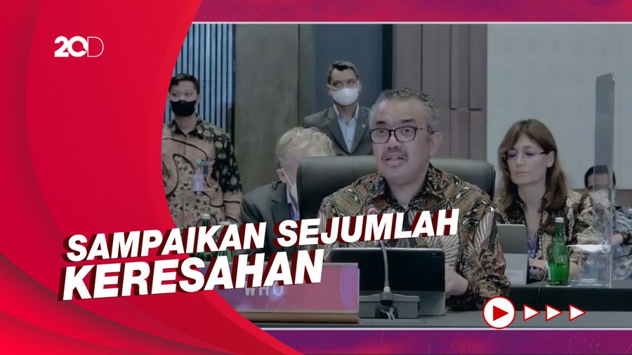 Bos WHO Singgung Pandemi Covid-19 Belum Berakhir di Rapat Menkes G20