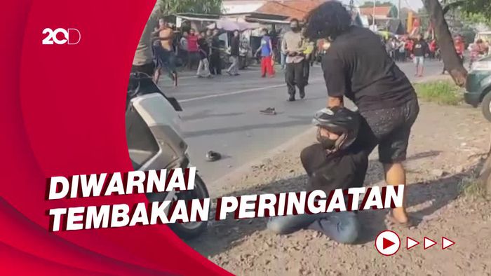 Momen Dramatis Penangkapan Terduga Penyerang Pesilat di Gresik