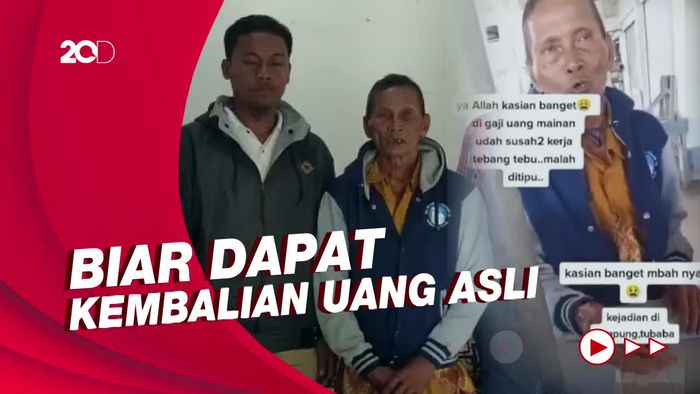 Heboh Kakek di Lampung Digaji Pakai Uang Mainan Ternyata Bohong
