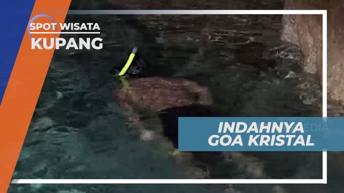 Pemandian Alami yang Indah di Dalam Goa Kristal, Kupang