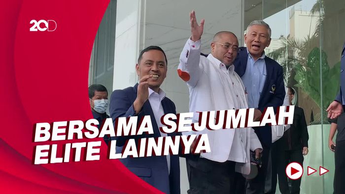 Momen Presiden PKS Tiba di Kantor DPP NasDem