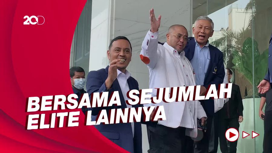 Momen Presiden PKS Tiba di Kantor DPP NasDem