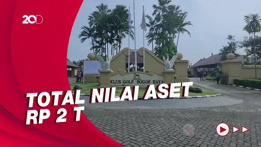 Satgas BLBI Sita Aset Lapangan Golf & Hotel Besan Setya Novanto di Bogor