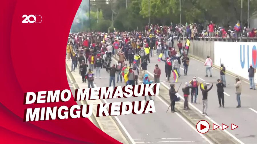 Ekuador Membara, Demo Tuntut Turunkan Harga BBM Ricuh