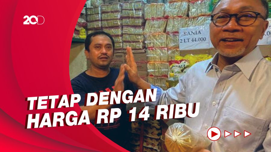 Zulhas Pastikan Minyak Goreng Curah Tetap Ada di Pasaran