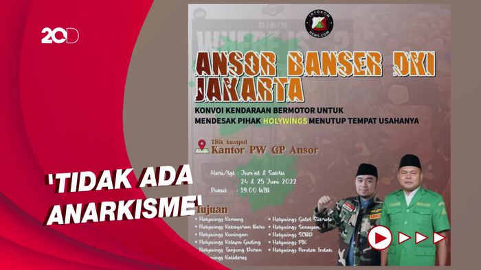 GP Ansor Tetap Konvoi ke Holywings Meski Dilarang Polisi