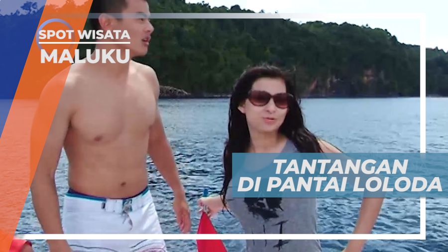 Pulau Loloda, Cekrak-cekrek Bak Model di Tepi Pantai, Maluku