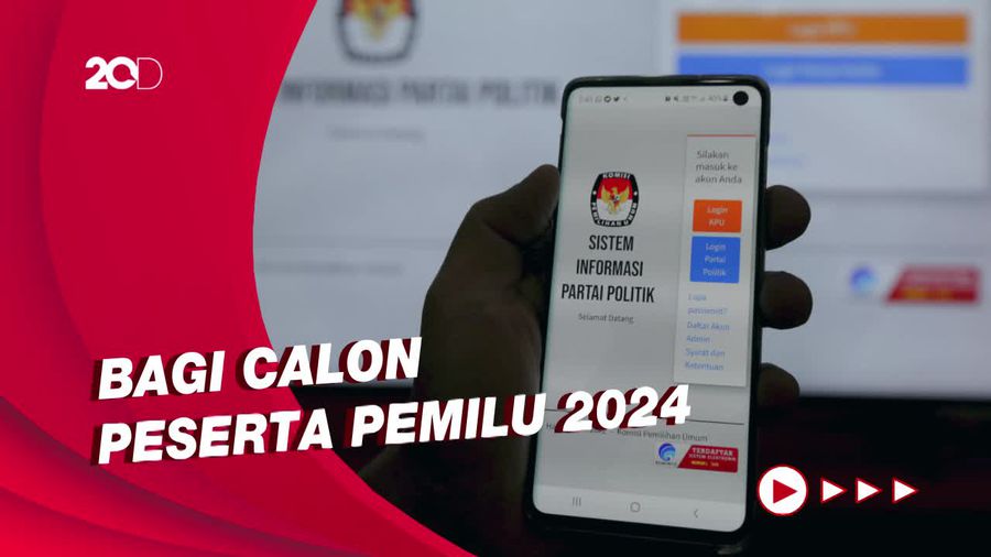 KPU Resmi Buka Akses Input Data Pendaftaran-Verifikasi Parpol Pemilu