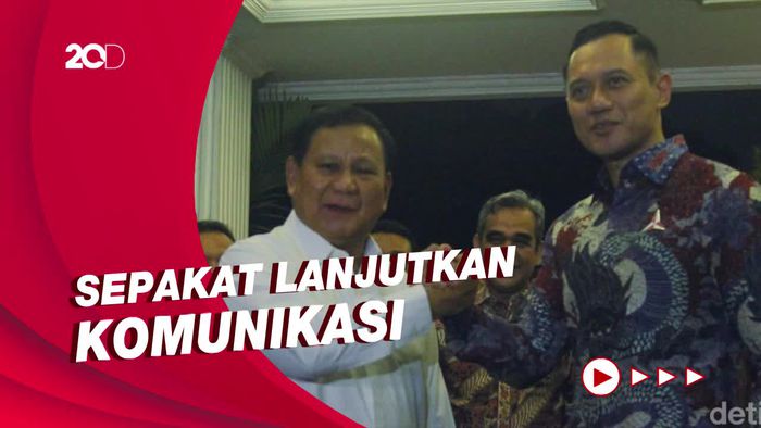 Prabowo Bertemu AHY di Kertanegara: Kita Punya Banyak Persamaan