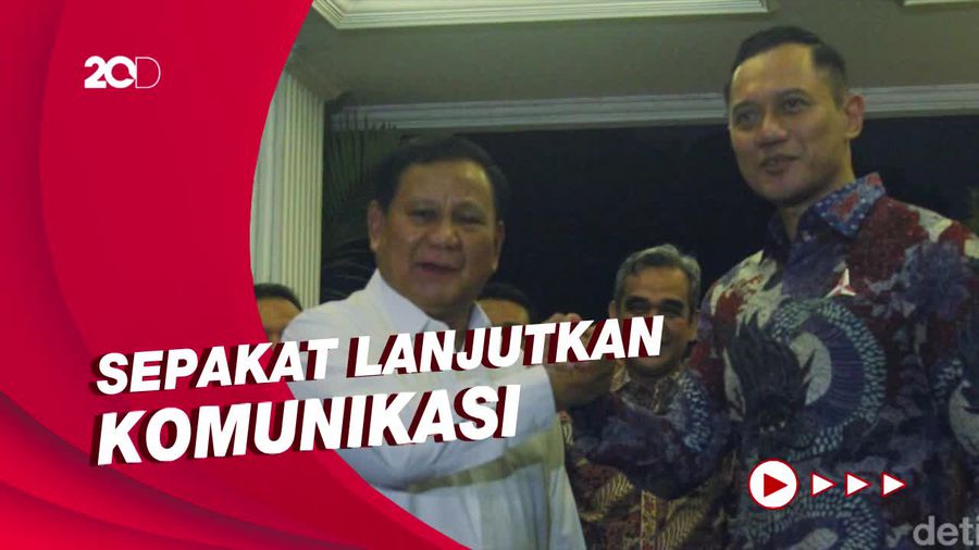 Prabowo Bertemu AHY di Kertanegara: Kita Punya Banyak Persamaan