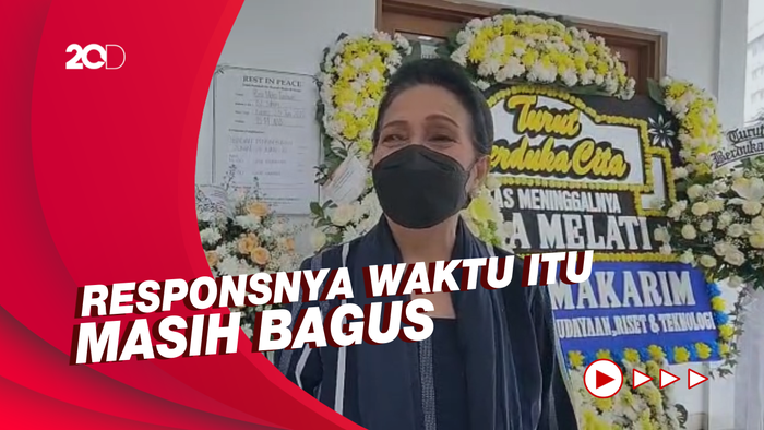 Rina Hassim Sempat Jenguk Rima Melati di RSPAD