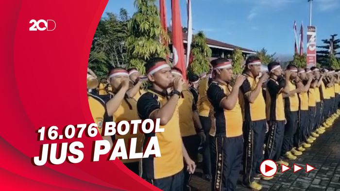 Rayakan Hut Bhayangkara, Polda Maluku Pecahkan Rekor MURI