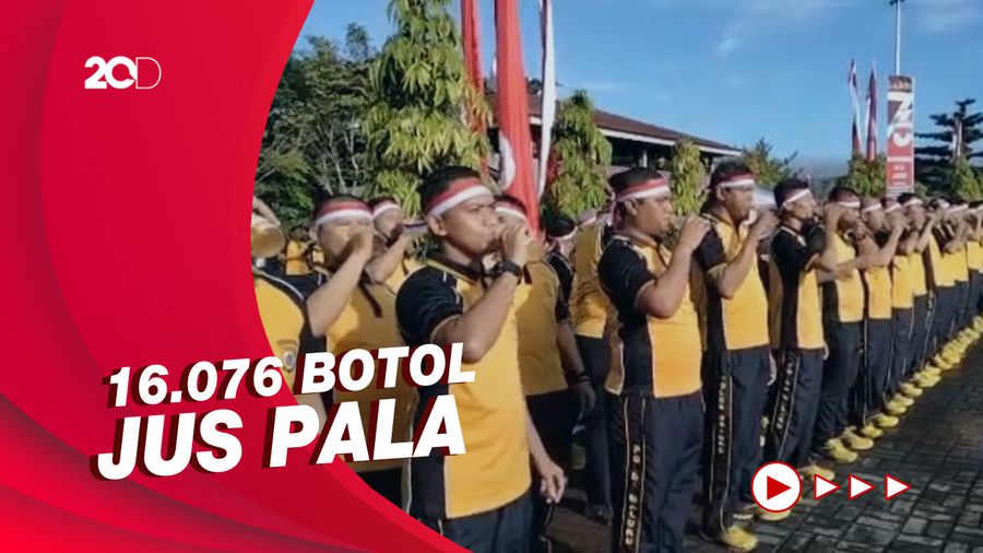 Rayakan Hut Bhayangkara, Polda Maluku Pecahkan Rekor MURI