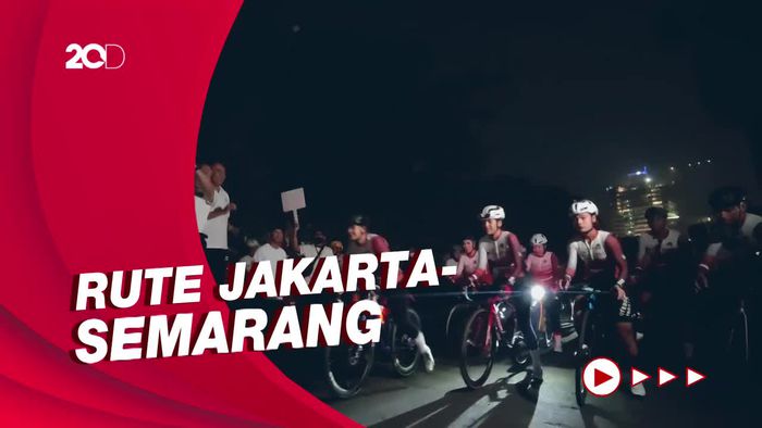 Kapolri Lepas 144 Pesepeda, Pecahkan Rekor Muri Bersepeda 508 Km