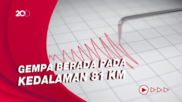 Gempa M 4,4 Guncang Kuta Bali, Terasa hingga Lombok